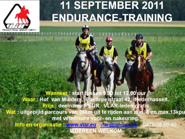 Clubs: Endurance-trainingsdag Nederhasselt