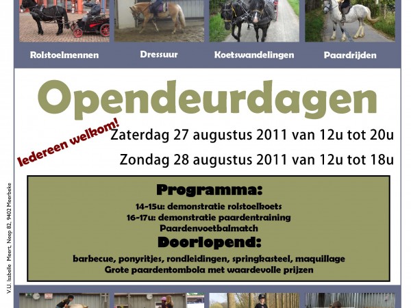 Clubs: Opendeurdagen De Kalmoes