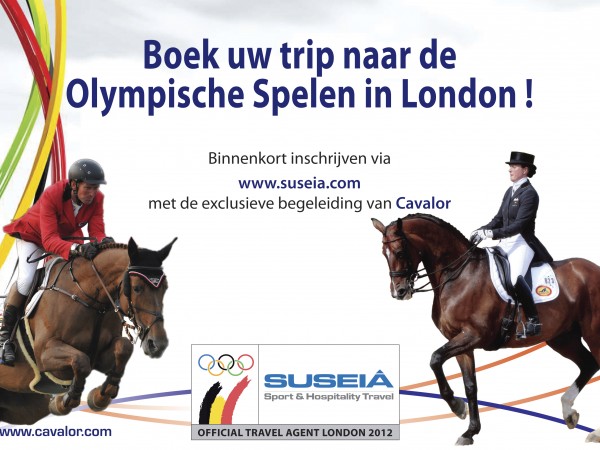 Partnernieuws: Met Cavalor en Suseia naar de London Olympic Games
