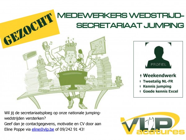 Jobs/Jumping: Ga aan de slag op onze nationale jumpingwedstrijden!