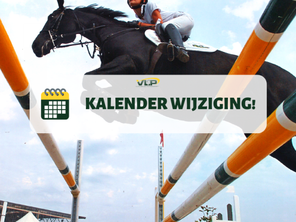 Jumping: Update wedstrijdkalender Nationaal