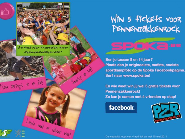 Sportkampen: Win tickets voor Pennenzakkenrock via Spoka !