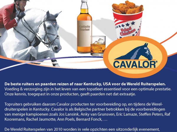 Reis met Cavalor naar de World Equestrian Games, Kentucky !