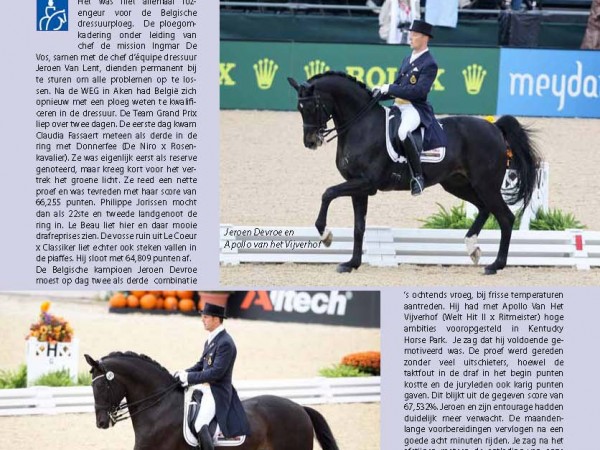 WEG: Nieuwsbrief 3 en resultaten Grand Prix Special