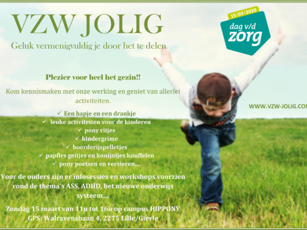 Clubs: vzw Jolig neemt deel aan Dag van de Zorg 2020