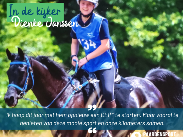 Endurance: In de kijker... Dienke Janssen