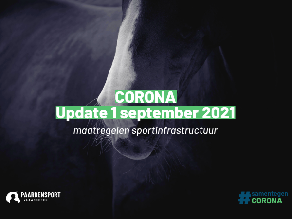 Corona: Update maatregelen 1 september 2021