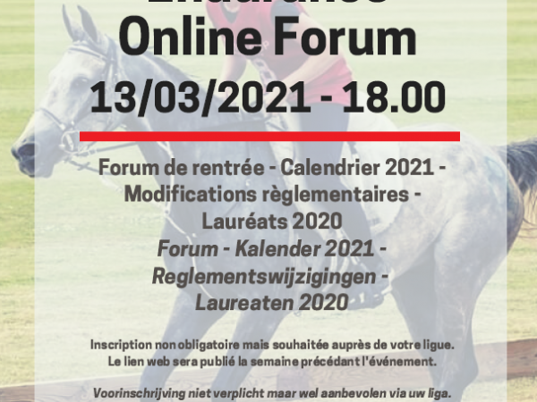 Endurance: Online forum