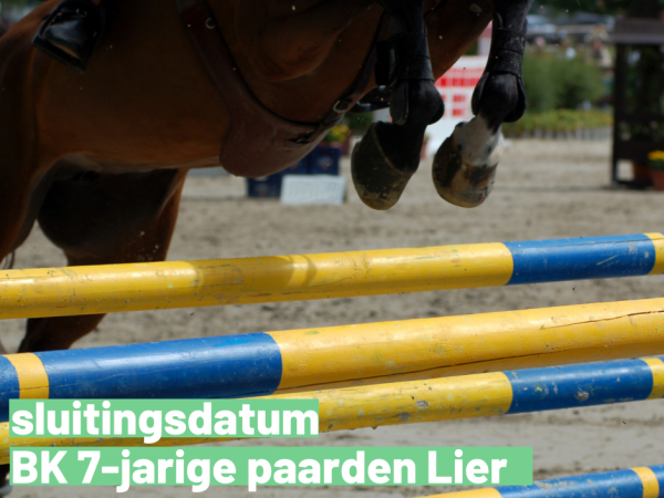 Jumping: Sluiting BK 7 jarige paarden