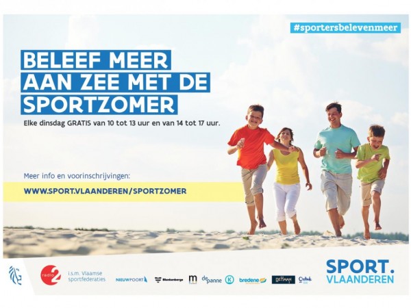 Algemeen: Kom ons een bezoekje brengen op de Sportzomer aan Zee van Sport Vlaanderen!