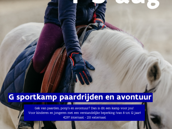 Clubs: Sport Vlaanderen Woumen organiseert G-sport kamp
