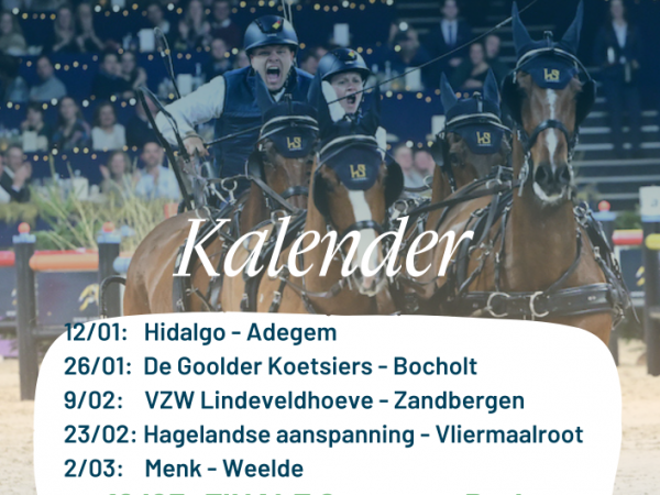 Mennen: Eerste Vlaams Kampioenschap Indoormennen staat in de startbox!