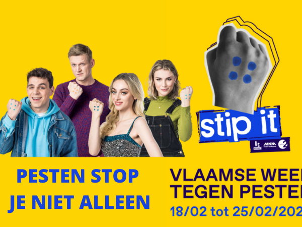 Algemeen/clubs: De Week tegen Pesten 'Iedereen is anders, iedereen hoort erbij!'
