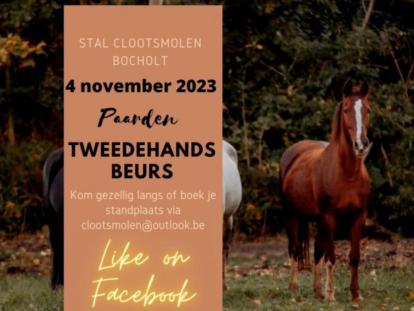 Clubs: tweedehandsbeurs bij Stal Clootsmolen