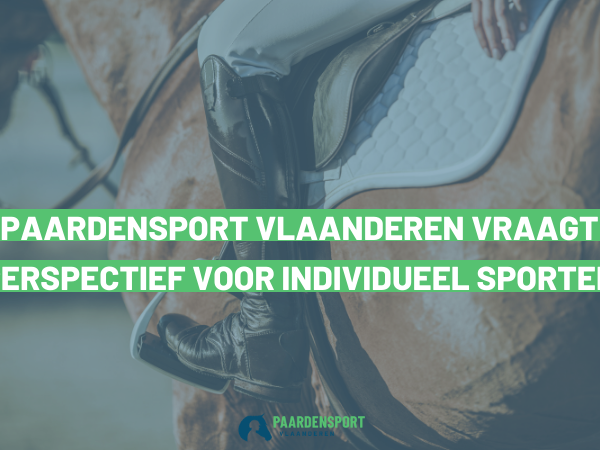 Coronavirus: Paardensport Vlaanderen vraagt perspectief voor individueel sporten