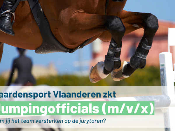 Jumping/Officials: Nieuwe officials jumping gezocht!