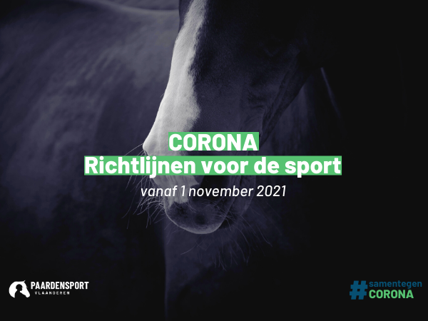 Corona: Richtlijnen voor de sport vanaf 1 november 2021