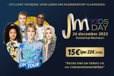 Promo: Voordeelactie: Ga met je club naar de Jumping Mechelen Kids Day & JM Feest!