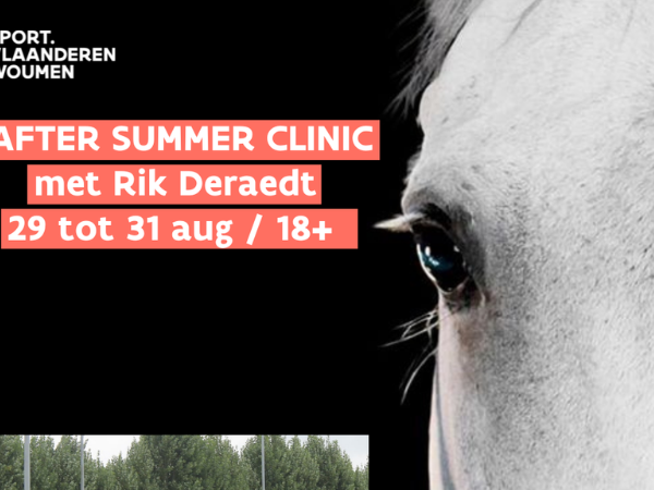 Clubs: Sport Vlaanderen Woumen organiseert After Summer Clinic met o.a. Rik Deraedt
