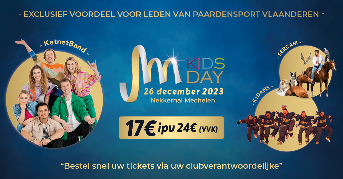 Voordeelactie: Ga met je club naar de JM Kids Day aan voordeeltarief!